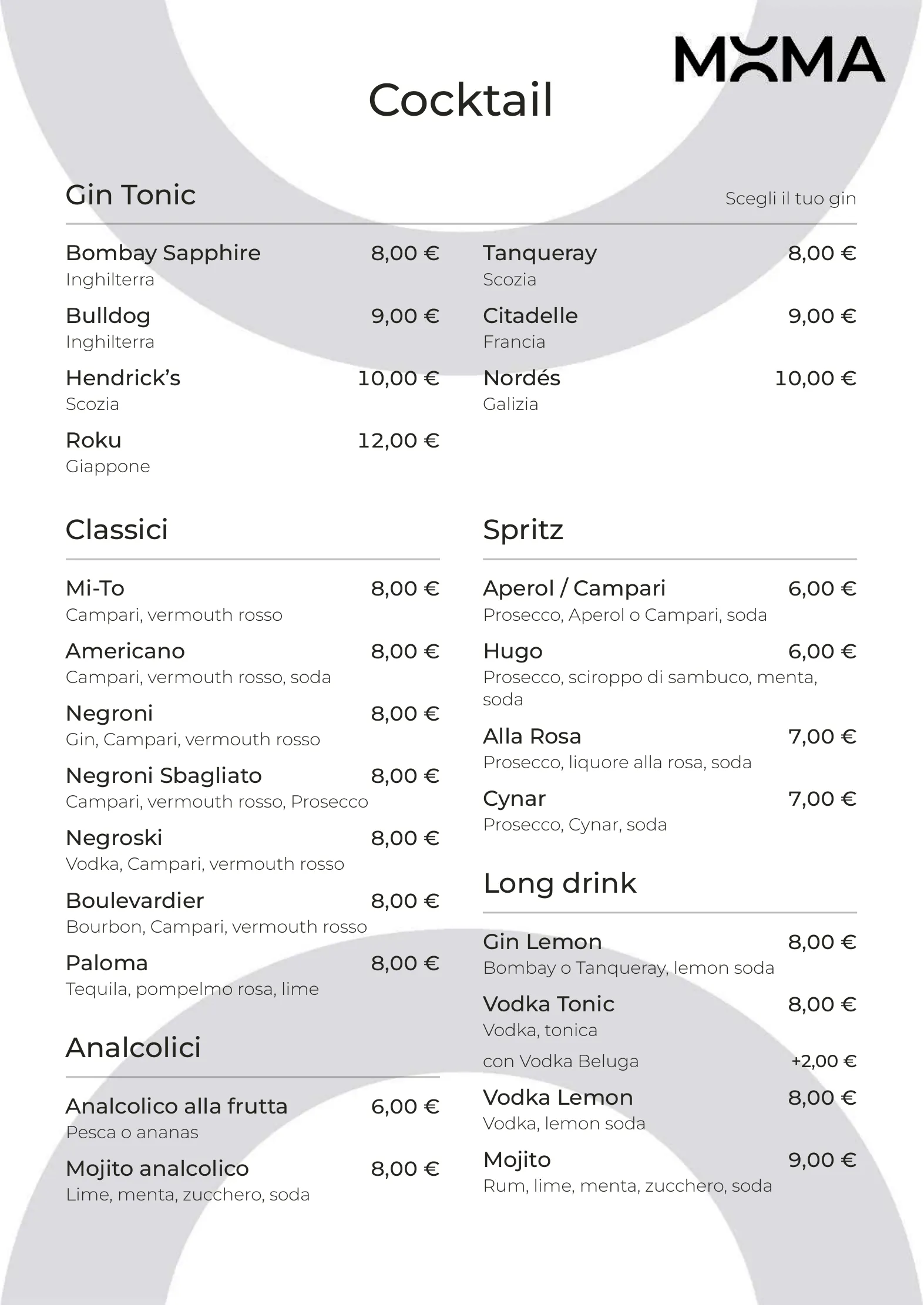 Cocktail – 1